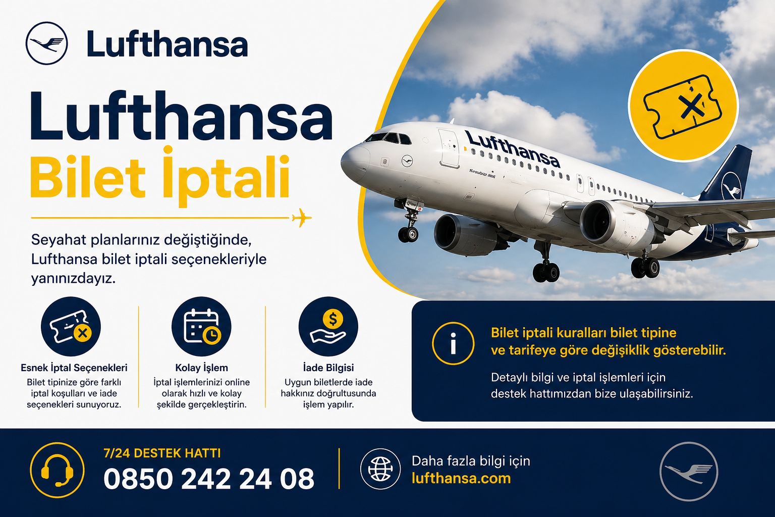 Lufthansa Bilet İptali